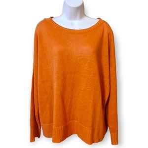 Eileen Fisher 100% Organic Linen Scoop Neck Sweater